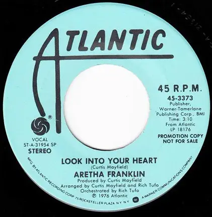 Aretha Franklin - Look Into Your Heart