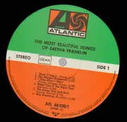 Double LP - Aretha Franklin - The Most Beautiful Songs Of Aretha Franklin