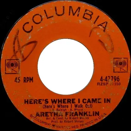 Aretha Franklin - Say It Isn't So / Here's Where I Came In (Here's Where I Walk Out)