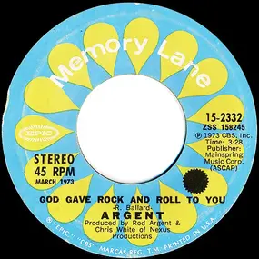Rod Argent - God Gave Rock And Roll To You