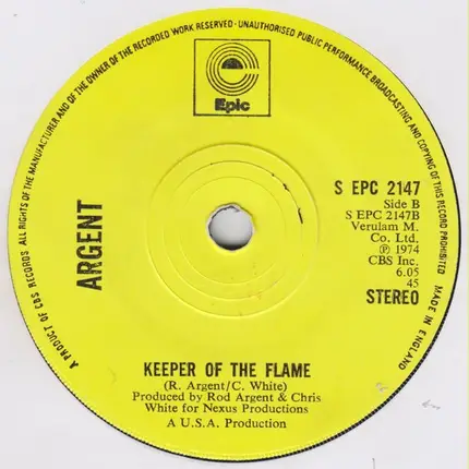Argent - Thunder And Lightning