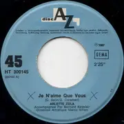 7inch Vinyl Single - Arlette Zola - Je N'aime Que Vous / Patati… Patata