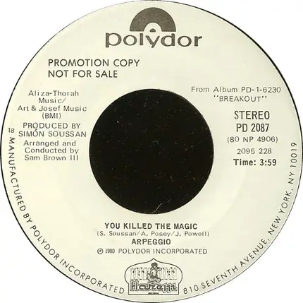 Arpeggio - You Killed The Magic