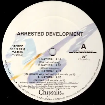 Arrested Development - Natural / Fishin' 4 Religion