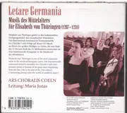 CD - Ars Choralis Coeln - Letare Germania - Musik Des Mittelalters Für Elisabeth Von Thüringen - Digipak
