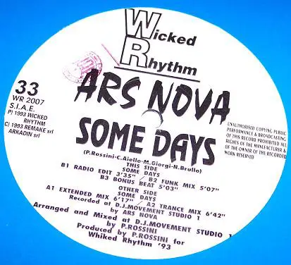 Ars Nova - Some Days
