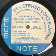 LP - Art Blakey & The Jazz Messengers - Roots & Herbs