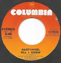 7inch Vinyl Single - Art Garfunkel - All I Know / Mary Was An Only Child