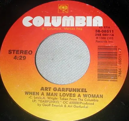 Art Garfunkel - When A Man Loves A Woman