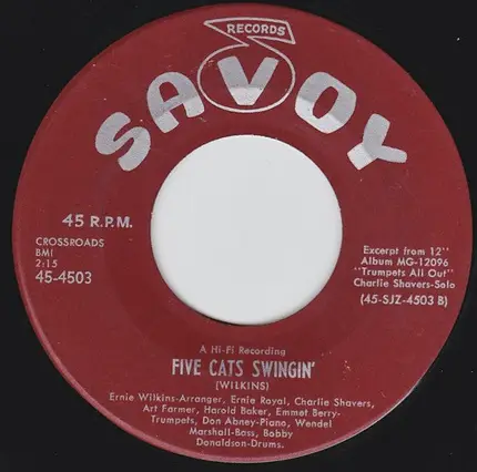 Art Farmer , Ernie Royal , Charlie Shavers , Emmett Berry , Harold Baker - Blues In Six Four