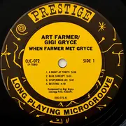 LP - Art Farmer / Gigi Gryce - When Farmer Met Gryce - Mono