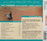 CD - Art Farmer With Quincy Jones And His Orchestra - Last Night When We Were Young