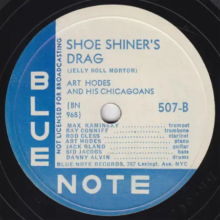Art Hodes' Chicagoans - Doctor Jazz / Shoe Shiner's Drag