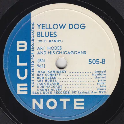 Art Hodes' Chicagoans - Maple Leaf Rag / Yellow Dog Blues