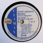 Schellack - Art Hodes And His Blue Note Jazzmen - Sugar Foot Stomp / Sweet Georgia Brown