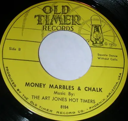 Art Jones - Money Marbles & Chalk / Money Marbles & Chalk