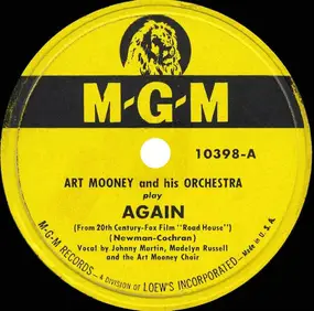 Art Mooney & His Orchestra - Again / Five Foot Two, Eyes Of Blue