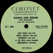 LP - Art Mooney & His Orchestra - Dance & Dream