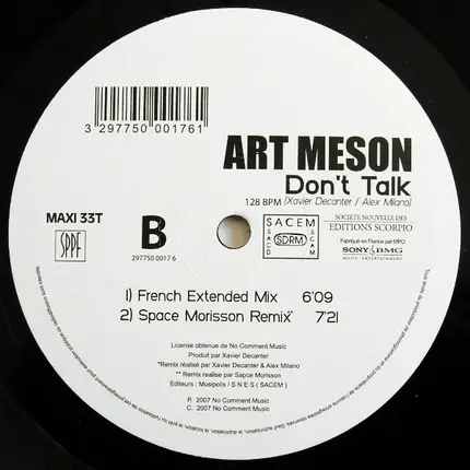 Art Meson - Don't Talk