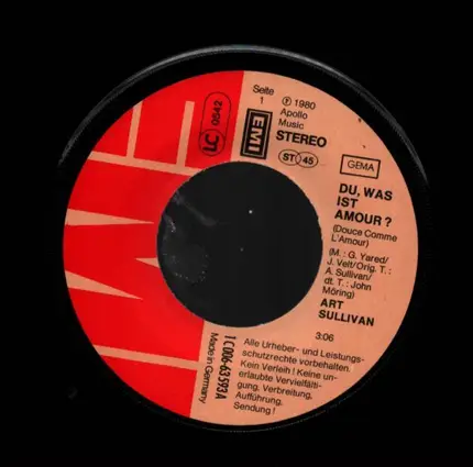 Art Sullivan - Du, Was Ist Amour?