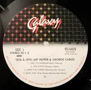 LP - Art Pepper & George Cables - Tête-À-Tête - Obi, Insert