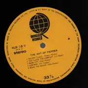 LP - Art Pepper - The Art Of Pepper - Insert