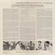 LP - Art Pepper - Art Pepper Meets The Rhythm Section - + Insert