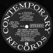 LP - Art Pepper - Art Pepper Meets The Rhythm Section - Inlay