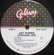LP - Art Pepper - Straight Life