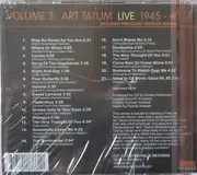 CD - Art Tatum - Art Tatum Live 1945-49, Volume 3 - Mono