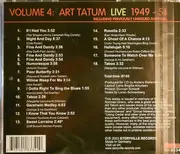 CD - Art Tatum - Art Tatum Live 1949-51, Volume 4 - Mono