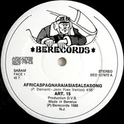 12inch Vinyl Single - Art. 15 - Africaspagnaraiasiasalsasong