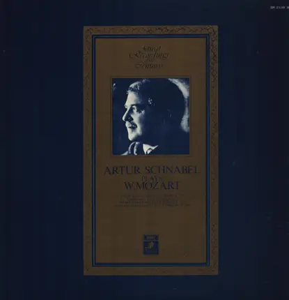 W.A Mozart - Artur Schnabel Plays Mozart - Piano Sonata n8 K.310, Rondo No2 K.511, Piano Sonata No12 K.332, Pian