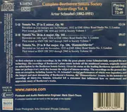 CD - Beethoven / Artur Schnabel - Piano Works Vol.8 - Mono