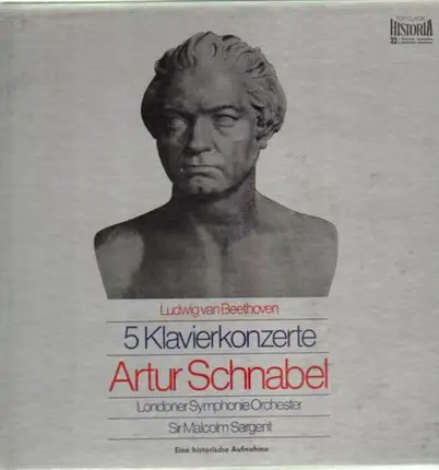 Artur Schnabel, LSO, Sir M. Sargent - Beethoven - 5 Klavierkonzerte