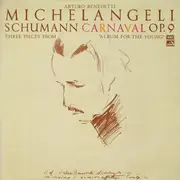 LP - Schumann - Carnaval, op. 9 Three Pieces - Album for the young (Michelangeli)