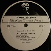 Double LP - Debussy( Toscanini) - Toscanini Conducts Debussy - Box Set