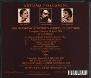 CD - Arturo Toscanini , The New York Philharmonic Orchestra - Concerts Of 2 February And 19 April  - 1936