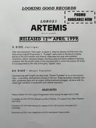 12inch Vinyl Single - Artemis - Fairlight / Desert Traveller