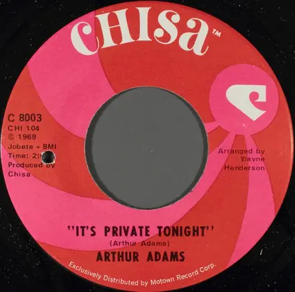Arthur Adams - Let's Make Some Love / It's Private Tonight