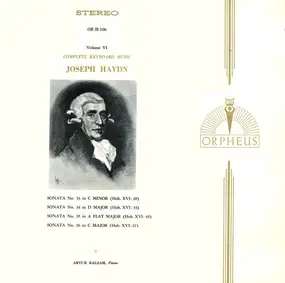 Franz Joseph Haydn - Complete Keyboard Music Volume VI