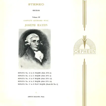 Haydn - Complete Keyboard Music Volume III