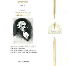 Franz Joseph Haydn - Complete Keyboard Music Volume IV