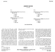 LP - Haydn - Complete Keyboard Music Volume V