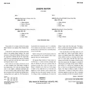 LP - Haydn - Complete Keyboard Music Volume VIII