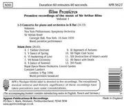 CD - Arthur Bliss , Constant Lambert , Sir Adrian Boult - Bliss Premieres Volume 1