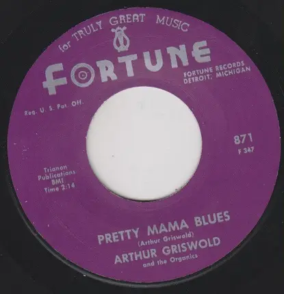 Arthur Griswold - Pretty Mama Blues / Trying For A Future