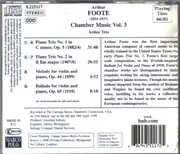 CD - Arthur Foote - Piano Trios Nos 1 and 2
