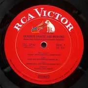 LP - Arthur Fiedler , The Boston Pops Orchestra - Favorite Dances And Marches - Red Seal / Shaded Dog Label