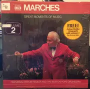LP - Arthur Fiedler And The Boston Pops Orchestra - Great Moments Of Music:  Marches